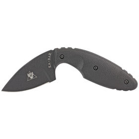KA-BAR TDI LE Knife 2" Plain Blade, Black